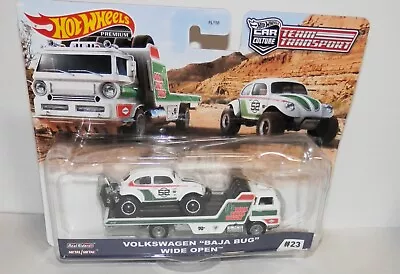 Hot Wheels Team Transport Volkswagen  Baja Bug  Wide Open #23 NIP • $19.99