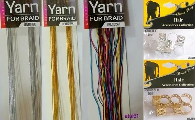 Magic String Braids Braiding Hair Deco Styling Thin Shimmer Hair Accessories NEW • £2.69