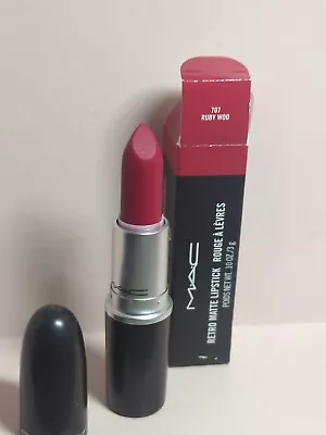 MAC RETRO MATTE LIPSTICK # 707 RUBY WOO 0.10oz./3g New In Box • $15.99