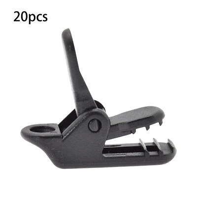 $7.47 • Buy 20x Tarp Clip Canopy Buckle Holder Outdoor Camping Tent Clamps For Sunshades