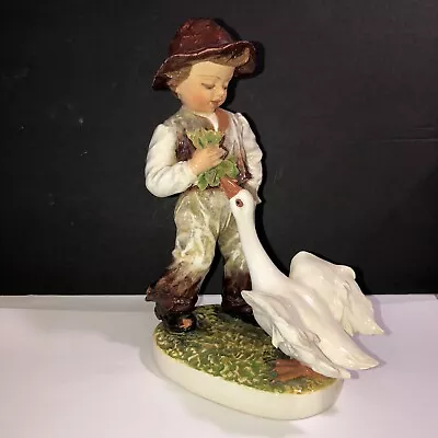 Vintage Carlo Mollica  Sculpture Boy W/ Goode SIGNED Made In Italy • $35.99