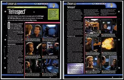 £1.49 • Buy Retrospect - Voyager - Star Trek Fact File Page