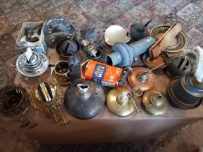 Job Lot Oil Lamp Burner Spares Etc • £50