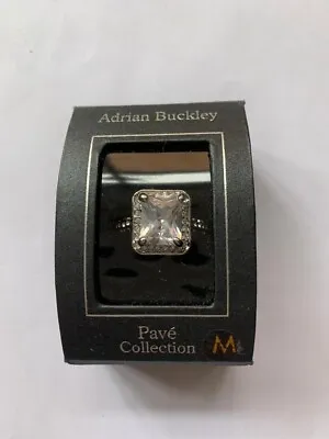 £5 • Buy Adrian Buckley Pavé Collection Dress Ring Size M (New In Box)
