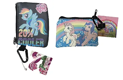 PAIR OF My Little Pony Rainbow Dash Coin Purse / Wallet W Key Ring • $9.98