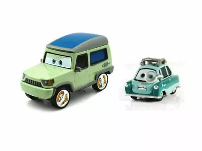 2-Car Mattel Disney Pixar Cars Miles Axlerod Professor Z 1:55 Diecast Toys Loose • $12.99