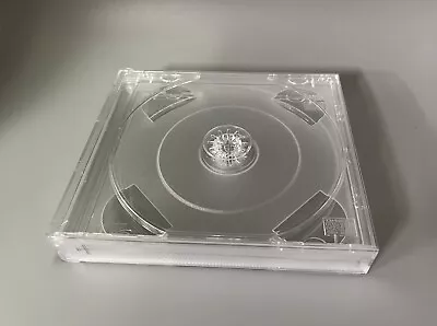 Sale! 3 Pcs New 24mm Multi-4 Quad Cd Dvd Jewel Cases With Clear Tray Gf4 • $9.99