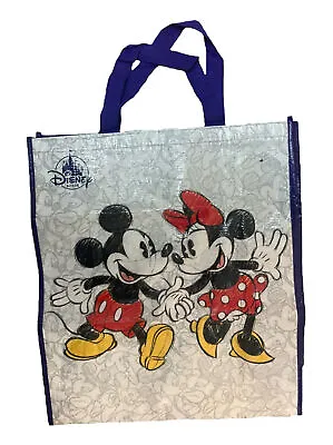 Disney Store Mickey Mouse & Minnie Mouse Shopping Bag Retired Large • £5.99