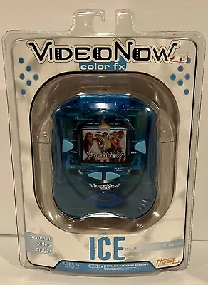 Video Now Ice Blue Color FX PVD Player Tiger Electronics 2006 Brand NEW Sealed • $59.99