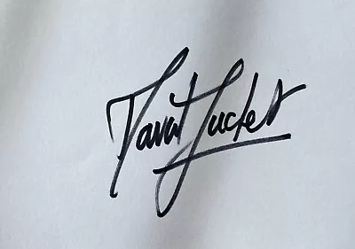 Hand Signed DAVID SUCHET POIROT TV FILM  Memorabilia Autograph • £65