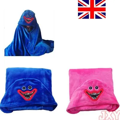 £2.81 • Buy Kids Poppy-Playtime Huggy Wuggy Hooded Blanket Sleeping Camping Quilt Duvet Rugs