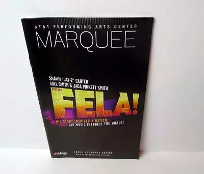 FELA Musical Marquee Playbill Dallas Winspear Adesola Osakalumi • $6.38