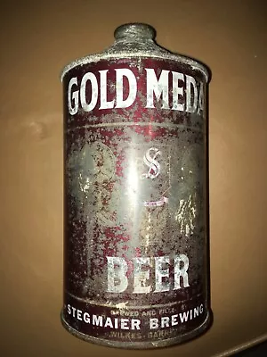 32oz Gold Medal Beer Quart Conetop Beer Can  • $175