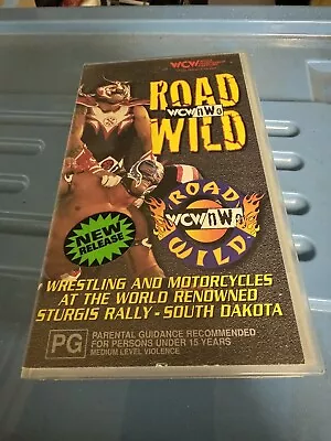 Road Wild - VHS Video Cassette Tape 1999 Small Box WCW NWo Wrestling Hulk Hogan • $49.99