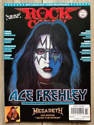 ROCK CANDY Magazine ACE FREHLEY KISS Legend Interview Issue 42 Feb Mar 2024 UFO • $15.99