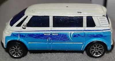 2001 Matchbox Volkswagen VW Microbus Van Blue/White 1:58 Die-Cast • $0.99