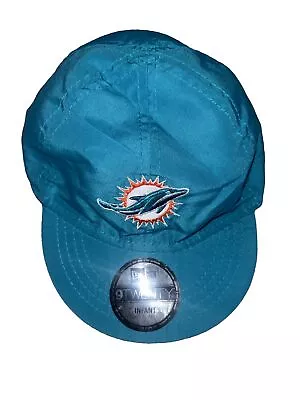 Miami Dolphins Hat Cap Fitted Boys One Size Green New Era NFL Football Infant • $12.99