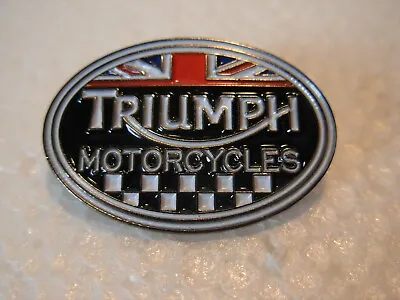 £1.75 • Buy Triumph Motorcycles Pin Badge. British Motorbike. Biker Badge. Metal. Enamel.