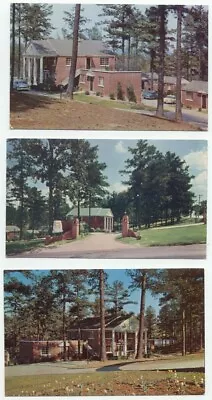 Atlanta GA Colonial Motor Lodge Lot Of 3 1950s Motel Postcards Georgia • $1.65