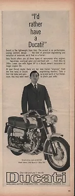 Ducati -1966 - Monza Jr. - 160cc - Vintage Motorcycle Advertisement  • $8.50