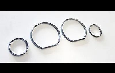 BMW E36 M M3 GT Z3 Euro Chrome Gauge Dash Dial Rings Bezel Trim Speedometer AC • $14.95