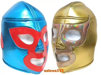 Nacho Libre And Ramses Adult Lucha Libre Wrestling Mask Combo • $25.99