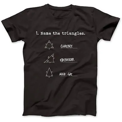 Name The Triangles Maths T-Shirt 100% Premium Cotton Funny Science • £14.97