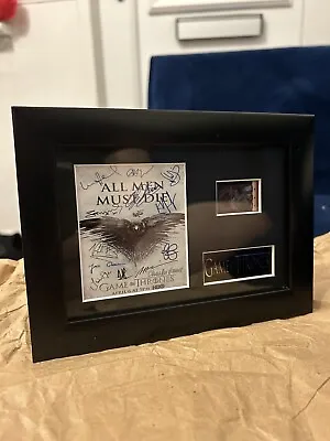 Genuine Signed Game Of Thrones Memorabilia - Film Piece • £20