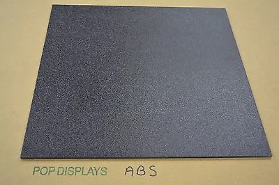 $7.48 • Buy Abs Plastic Black Sheet  1/8  X 8  X 12   Vacuum Forming