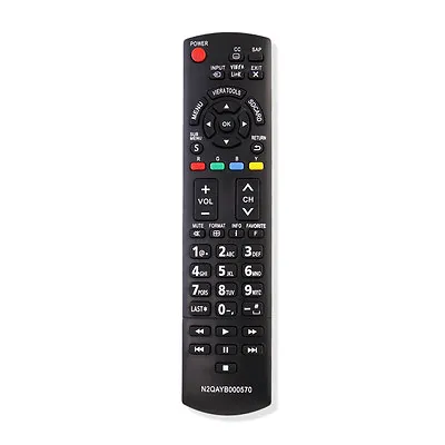 $8.88 • Buy New N2QAYB000570 Replaced Remote For Panasonic 2011 Plasma LCD TV TC-32LX34