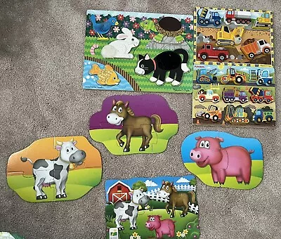 Lot Of  Beginner Toddler Puzzles • $5