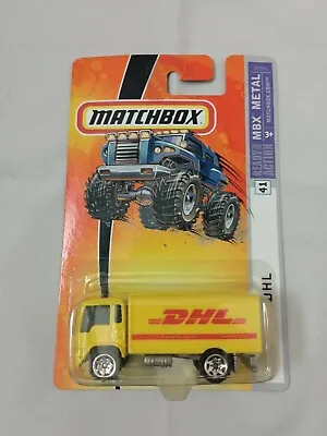 Matchbox 2005 MBX Metal #41 DHL Delivery Box Truck Yellow • $12