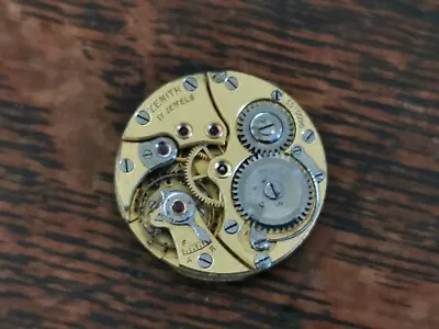 Zenith 17 Jewels Ladies Watch Movement / Dial / Hands For Restoration / Parts • £24.99