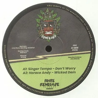 ANDY Horace/NOEL ELLIS/SINGER TEMPA - Don't Worry - Vinyl (10 ) • £17.45