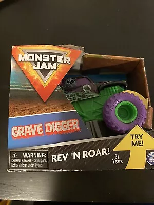 Authentic Monster Jam Rev’ N Roar Hot Rod 1:43 Race Mud Wheel Truck Grave Digger • $12