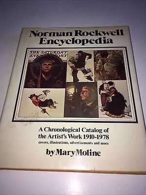 NORMAN ROCKELL Encyclopedia - By Mary Moline Black/White Photos Hardcover VG+ • $7.49