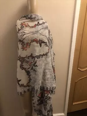 £1.99 • Buy Women's Long Butterfly, Flamingo And Floral Patterned Scarf