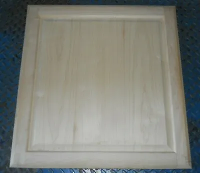 16 X 12 Unfinished Raised Square Panel Maple Kitchen Cabinet Door Beveled Edge • $13