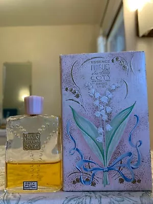 Muguet Des Bois Coty Vtg Bottle W/Original Box & Pure Parfum 1.75 Oz PreOwned  • $99.95