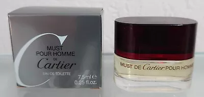 MUST FOR MEN - EDT 7.5 ML By CARTIER • $13.85