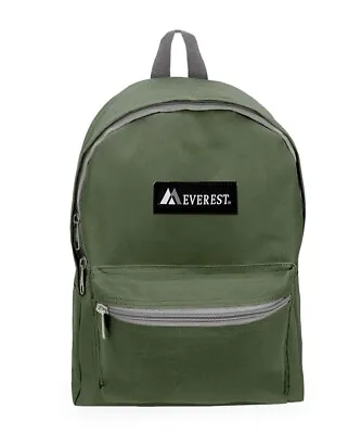 Everest Unisex Basic 15  Backpack OLIVE • $16.99