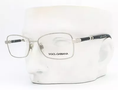 Dolce Gabbana DG 1233 05 Eyeglasses Glasses Silver Blue Marble 52-16-135 W/case • $100
