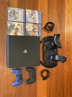 $480 • Buy Bundle Sales For PS4 Pro With Joystick And 4games