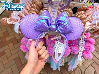 Minnie Mouse Ears Spring Iridescent Purple Lavender Disney Parks Headband • $16.65