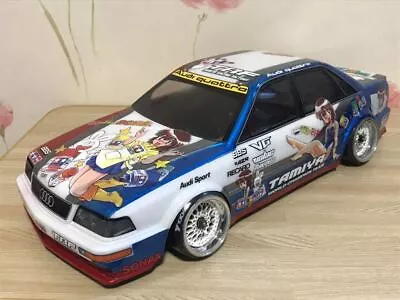 1/10 Tamiya Audi Quattro V8 Touring Plastic Model Moko-Chan Itasha With Led Radi • $259.19