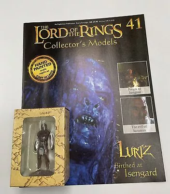 Eaglemoss Lord Of The Rings Lead Figure & Magazine #41 Lurtz Birthed At Isengard • £9.99
