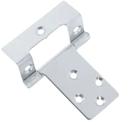 50x CRANKED FLUSH 50mm HINGES - Suitable For Cabinets Cupboards Dresser Wardrobe • £26