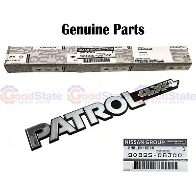 GENUINE Nissan Patrol 4x4 Y60 GQ Barn Door Or Front Fender Left Or Right Emblem • $118.07