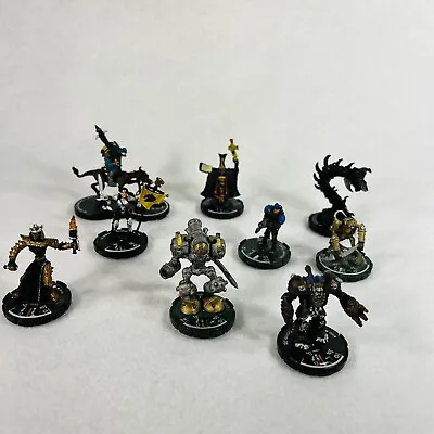 LOT Of 9 Mage Knight Figurines Miniatures Wizkids RPG Game Vintage Dungeon • $12.89