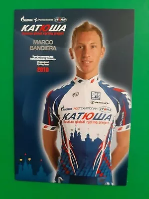 CYCLING Cycling Card MARCO FLAGIERA Team TEAM KATUSHA 2010 • $2.12